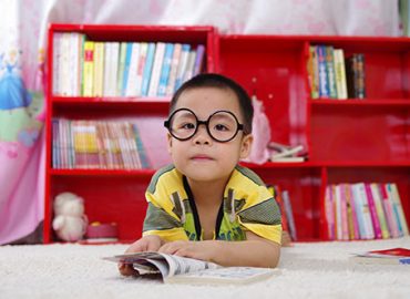 boy with glasses